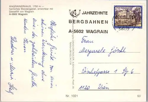 53174 - Salzburg - Wagrein , Wagreinerhaus , Hohe Dock , Wiesbach Horn , Hoher Tenn , Heukareck - gelaufen