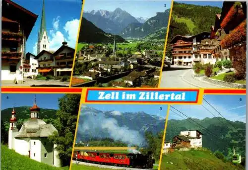 53184 - Tirol - Zell , im Zillertal , Mehrbildkarte - gelaufen 1993