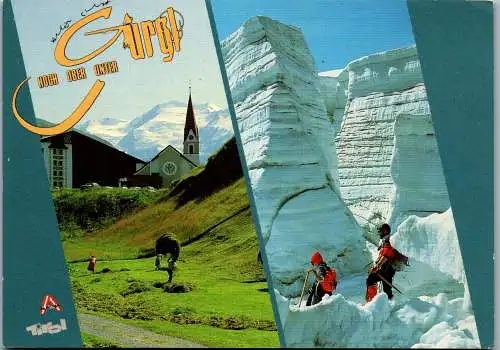 53187 - Tirol - Gurgl , Obergurgl , Gletscherdorf , Gletscher - gelaufen 1997