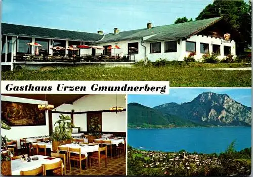 53202 - Oberösterreich - Altmünster , Gmundnerberg , Gasthaus Urzen , J. u. F. Wolfsgruber - gelaufen 1981