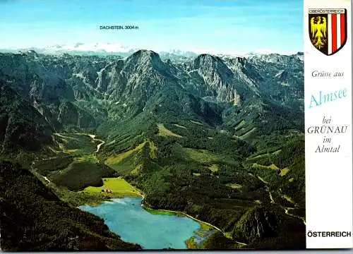 53203 - Oberösterreich - Grünau , Almsee , Almtal , Panorama - gelaufen 1994