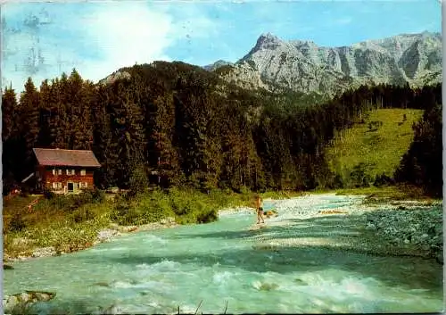 53205 - Oberösterreich - Grünau , Almtalerhaus , Totes Gebirge , Almtal - gelaufen 1979