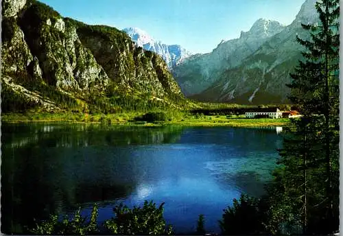 53207 - Oberösterreich - Grünau , Almtal , Almsee mit Seehaus - gelaufen 1972