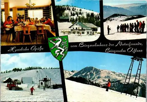 53220 - Steiermark - Aflenz , Bürgeralm , Bürgralmhaus , Mehrbildkarte - gelaufen 1977