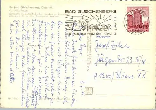 53233 - Steiermark - Bad Gleichenberg , Kurmittelhaus - gelaufen 1971