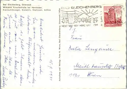 53237 - Steiermark - Bad Gleichenberg , Kurhaus , Mehrbildkarte - gelaufen 1971