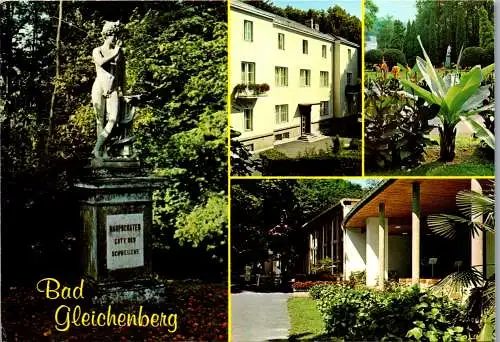 53244 - Steiermark - Bad Gleichenberg , Kurpark , Haus Triestine , Gott des Schweigens - gelaufen 1983