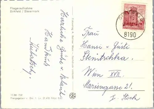 53266 - Steiermark - Birkfeld , Panorama - gelaufen 1966