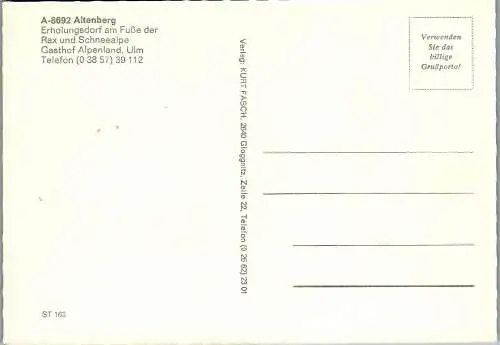 53268 - Steiermark - Altenberg , an der Rax , Mehrbildkarte - nicht gelaufen