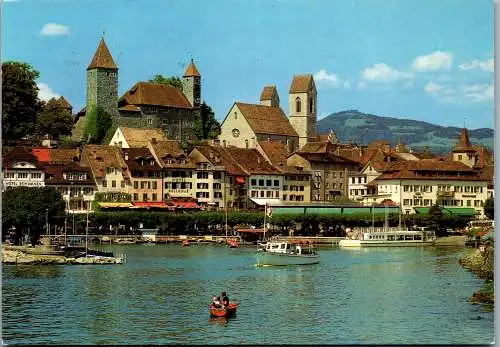 53283 - Schweiz - Rapperswil , am Zürichsee , Hafen - gelaufen 1983