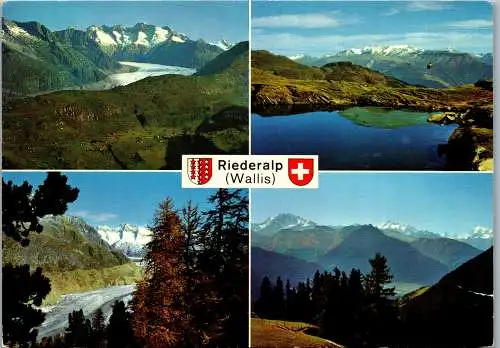 53286 - Schweiz - Riederalp , Mehrbildkarte - gelaufen 1977