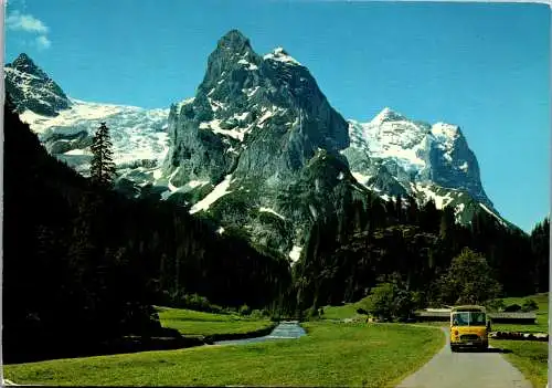 53293 - Schweiz - Rosenlaui , Gschwandtenmaad , Dossenhorn , Wellhorn , Wetterhorn - gelaufen 1973