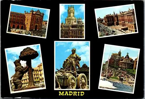 53305 - Spanien - Madrid , Mehrbildkarte - gelaufen 1972