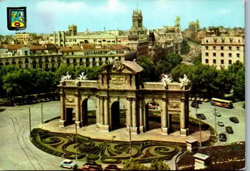 53307 - Spanien - Madrid , Puerta de Alcala - gelaufen