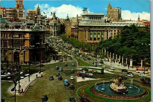 53309 - Spanien - Madrid , Cibeles y calle de Alcala - gelaufen