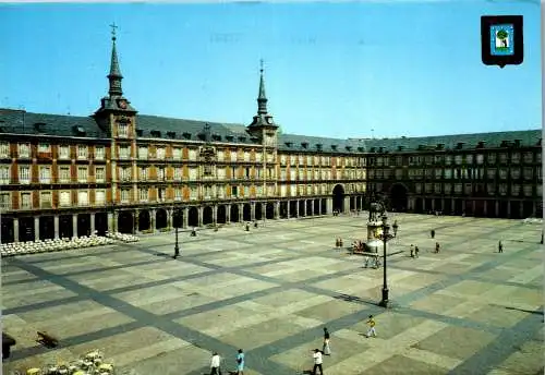 53316 - Spanien - Madrid , Plaza Mayor - gelaufen 1981