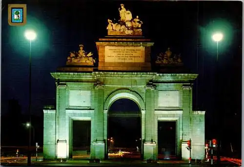 53318 - Spanien - Madrid , Puerta Toledo - gelaufen 1984