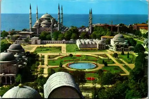 53320 - Türkei - Istanbul , Sultanahmet Camii ve civari , Moschee - gelaufen