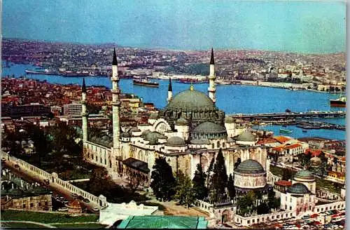 53322 - Türkei - Istanbul , Golden Horn , View - gelaufen