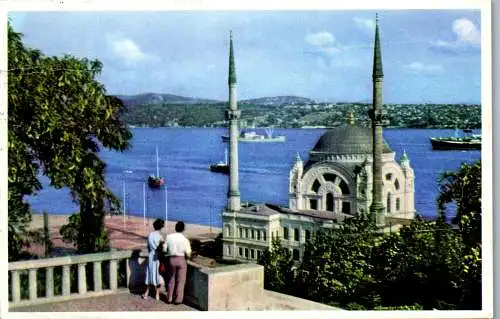 53325 - Türkei - Istanbul , Dolmabahce Camii , Moschee - gelaufen 1961