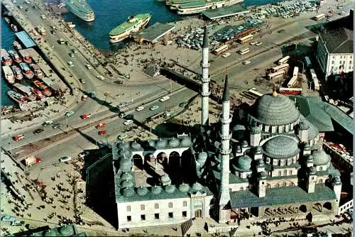 53328 - Türkei - Istanbul , Yeni Camii , Moschee - gelaufen 1984