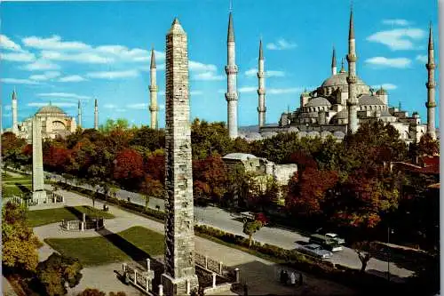 53332 - Türkei - Istanbul , Saheserleri , Sultanahmet Camii , Moschee - gelaufen 1979