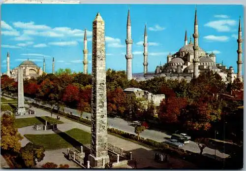 53333 - Türkei - Istanbul , Saheserleri , Sultanahmet Camii , Moschee - gelaufen