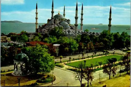 53334 - Türkei - Istanbul , Saheserleri , Sultanahmet Camii , Moschee - gelaufen 1979