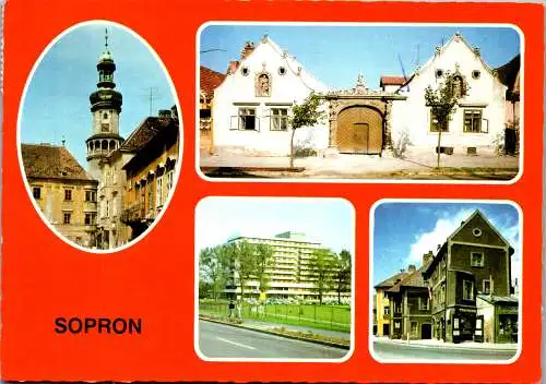 53338 - Ungarn - Sopron , Mehrbildkarte - gelaufen