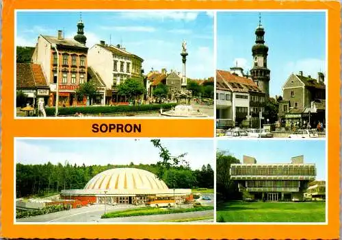 53340 - Ungarn - Sopron , Mehrbildkarte - gelaufen 1982