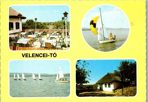 53356 - Ungarn - Velencei-to , Velence See , Mehrbildkarte - gelaufen