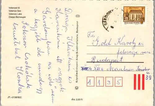 53356 - Ungarn - Velencei-to , Velence See , Mehrbildkarte - gelaufen