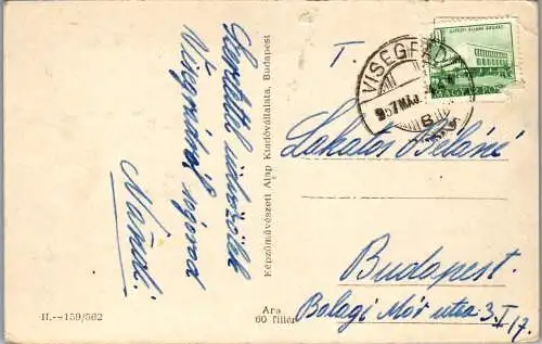 53358 - Ungarn - Visegrad , Reszlet a varral , Ship , Schiff  - gelaufen