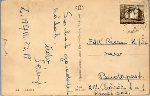 53359 - Ungarn - Zahony , Zahonyi reszietek - gelaufen 1957