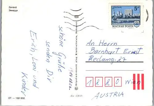 53361 - Ungarn - Zamardi , Mehrbildkarte - gelaufen 1984