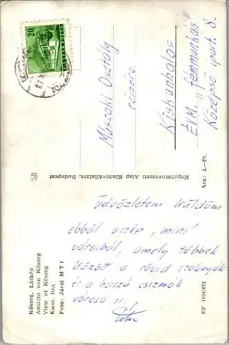 53414 - Ungarn - Köszeg , Latkep , View , Ansicht - gelaufen 1967