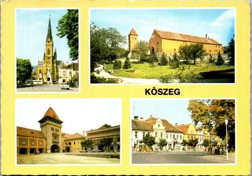 53416 - Ungarn - Köszeg , Mehrbildkarte - gelaufen 1982