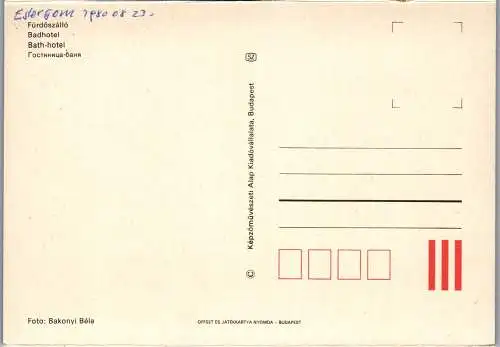 53429 - Ungarn - Esztergom , Hotel , Badhotel - nicht gelaufen 1980