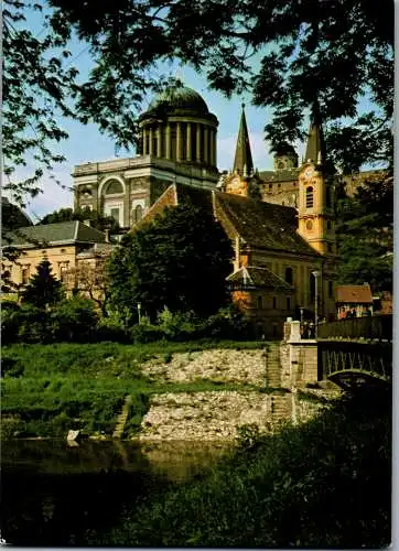 53437 - Ungarn - Esztergom , Kathedrale , Ansicht - gelaufen 1982