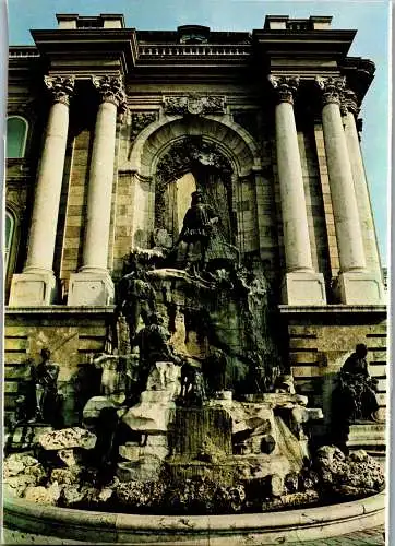 53462 - Ungarn - Budapest , Burg von Buda , Matthias Brunnen - nicht gelaufen