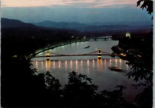 53474 - Ungarn - Budapest , Ansicht Brücke , View , Bridge - nicht gelaufen