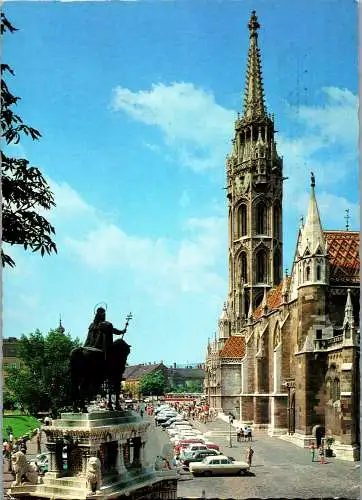 53484 - Ungarn - Budapest , Matthiaskirche , Matyas Templom - gelaufen