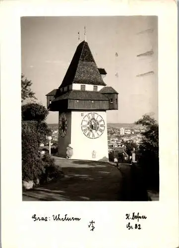 53505 - Steiermark - Graz , Uhrturm - gelaufen 1969