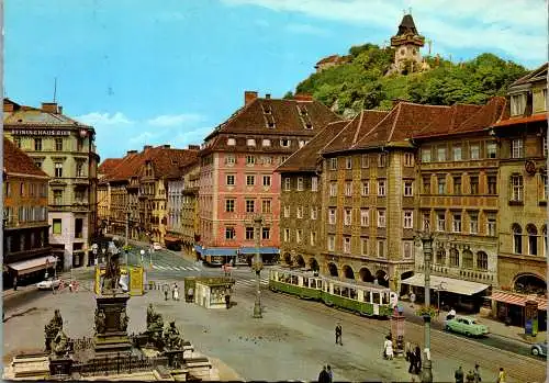 53517 - Steiermark - Graz , Hauptplatz - gelaufen 1977