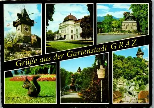 53524 - Steiermark - Graz , Mehrbildkarte - gelaufen 1981