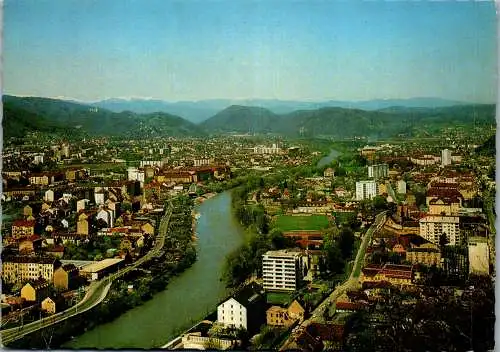 53526 - Steiermark - Graz , Blick gegen Norden - gelaufen 1970