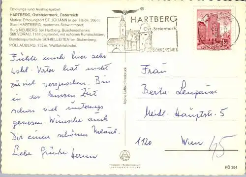 53531 - Steiermark - Hartberg , Mehrbildkarte - gelaufen 1970