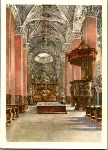 53549 - Steiermark - Mariazell , Mittelschiff der Gnadenkirche , P. O. Hartmann - nicht gelaufen