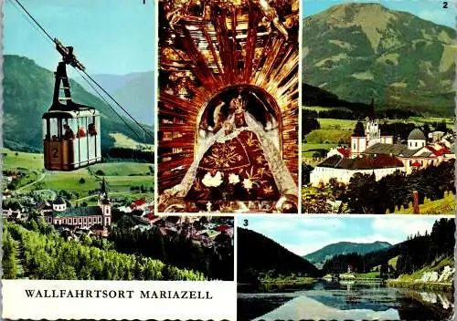 53554 - Steiermark - Mariazell , Mehrbildkarte - gelaufen 1969