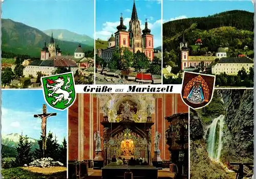 53559 - Steiermark - Mariazell , Mehrbildkarte - gelaufen 1973